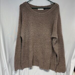 Anthropologie Sleeping on Snow alpaca blend sweater in a brown color M